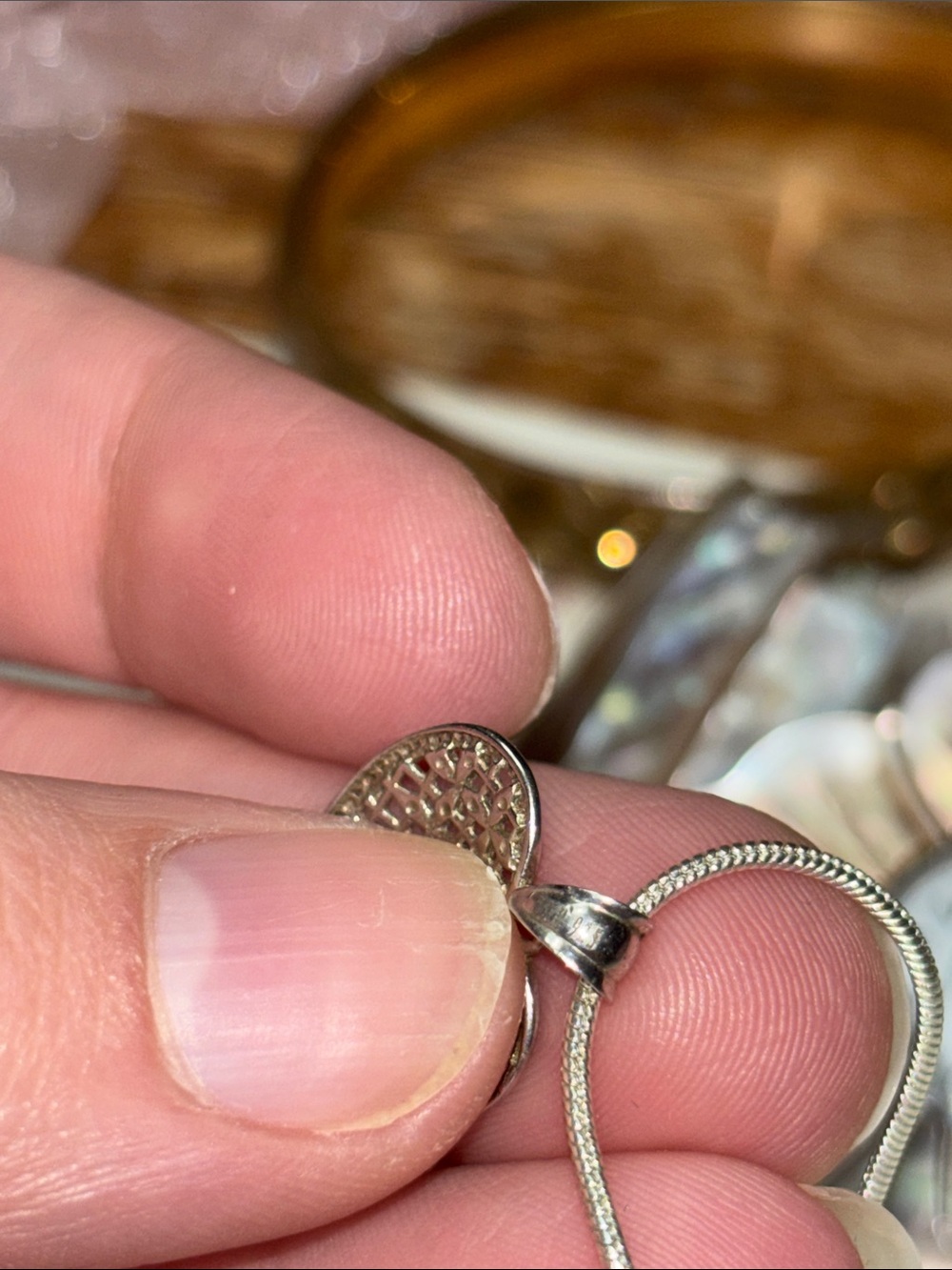 Sterling Silver Heart Pendant Necklace